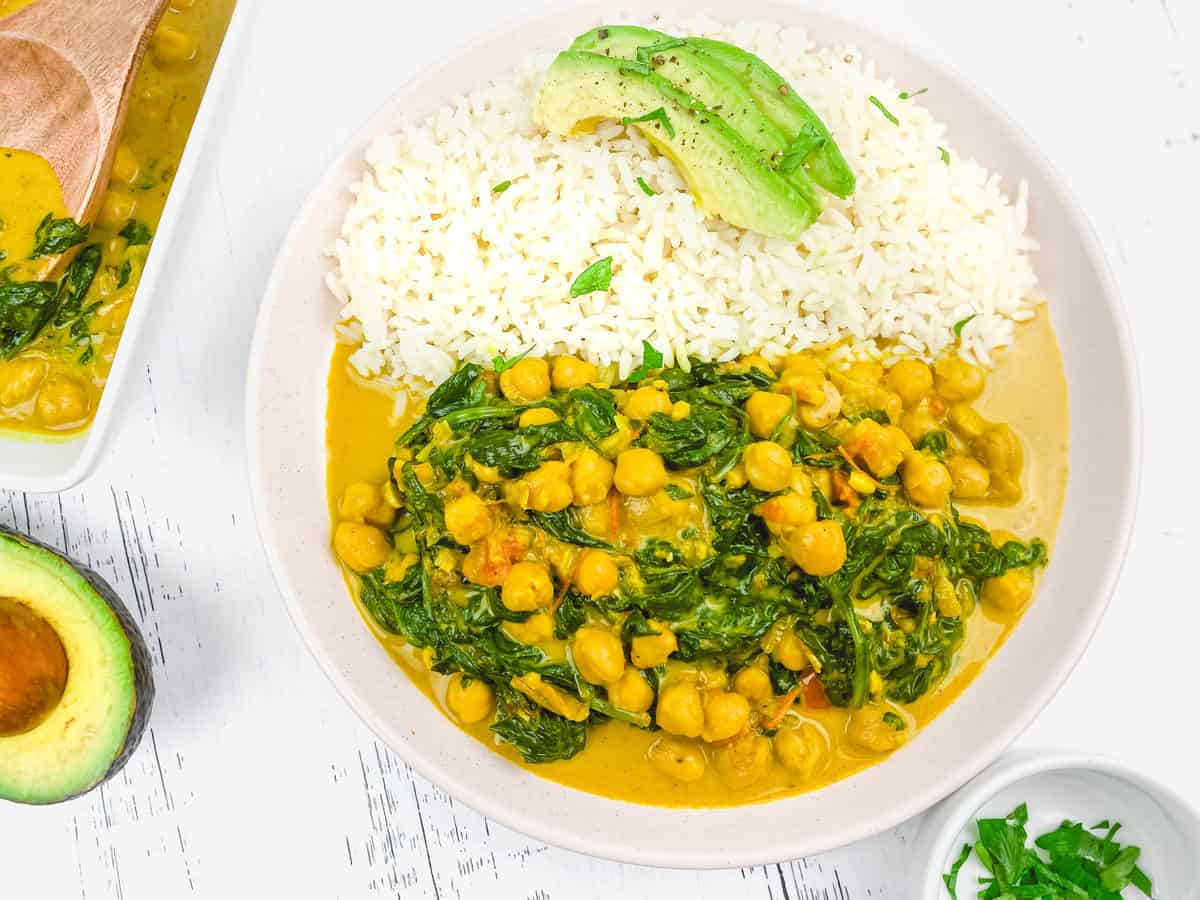 curry chickpeas 
