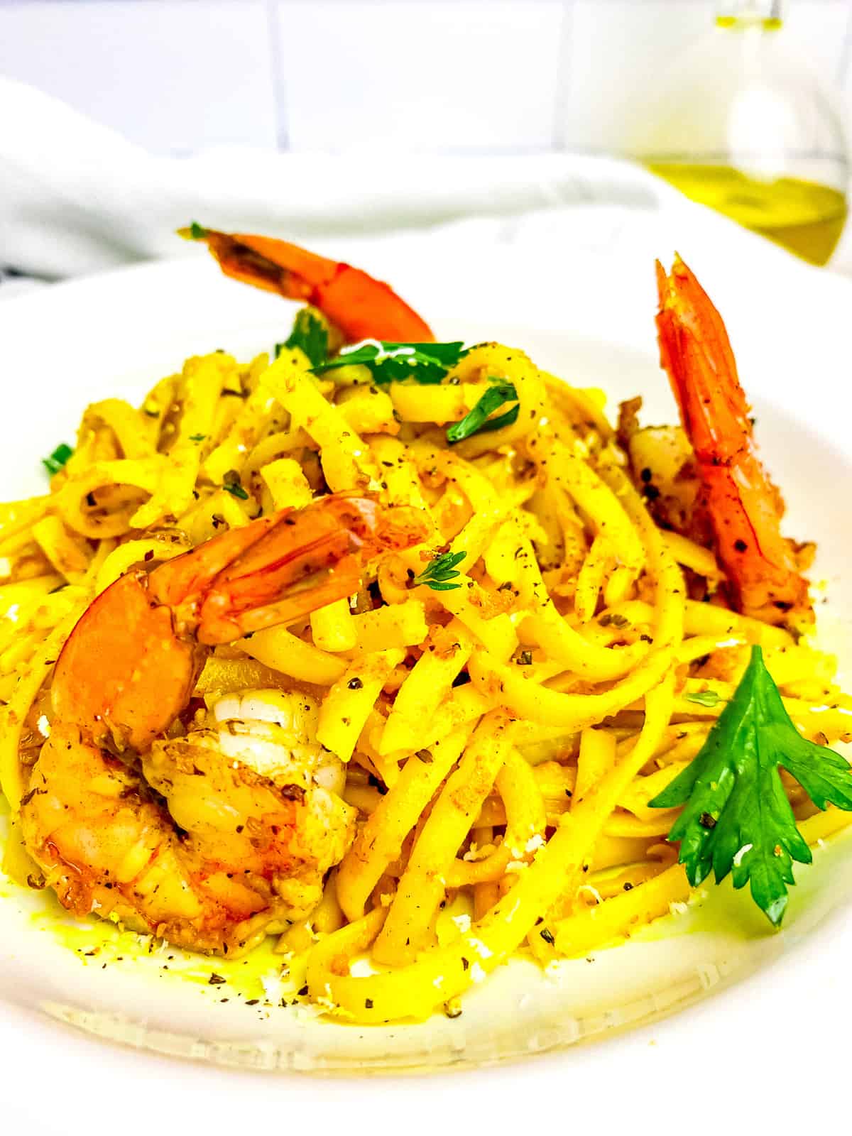 curry fettucine with jerk shrimp_6260