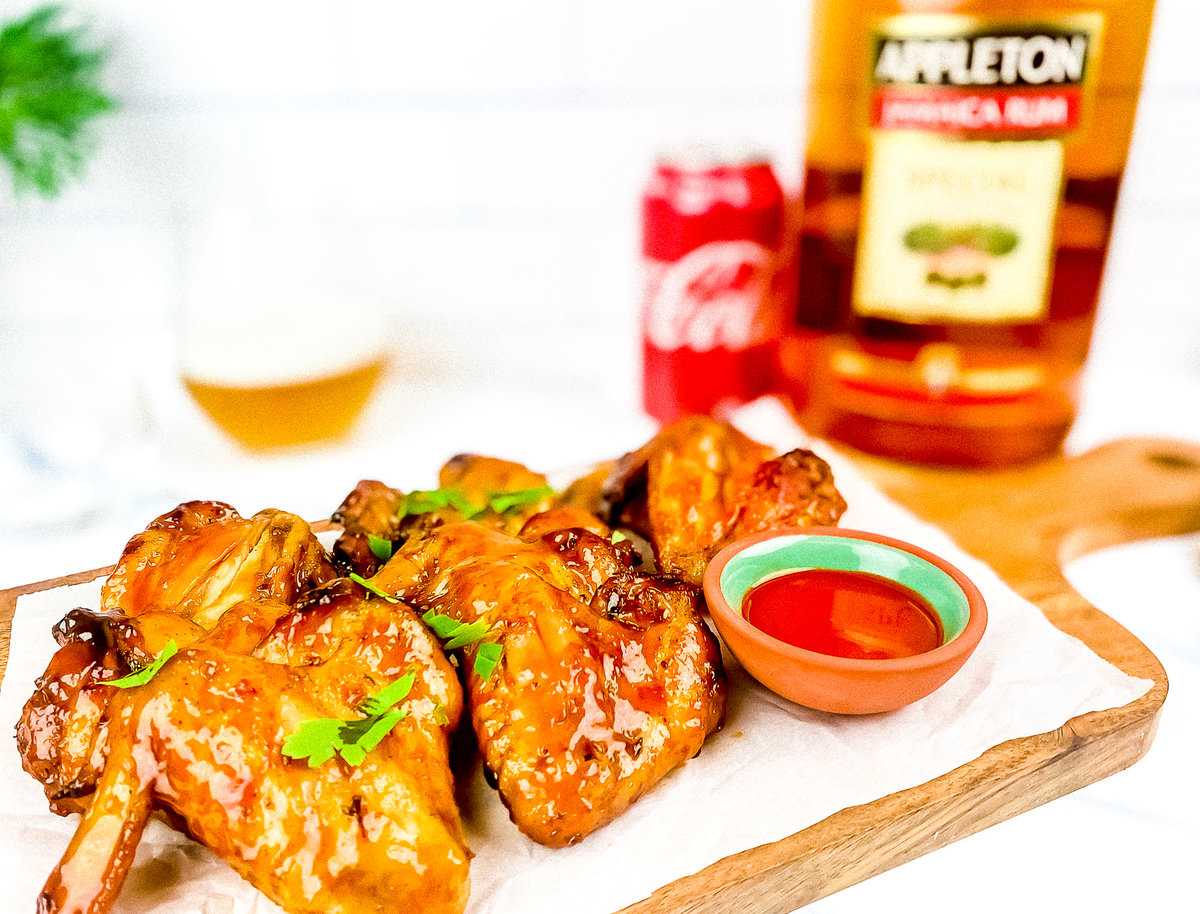 Rum and Coke Wings A Game Day Appetizer and Super Bowl Recipe » KerriAnn's Kravings
